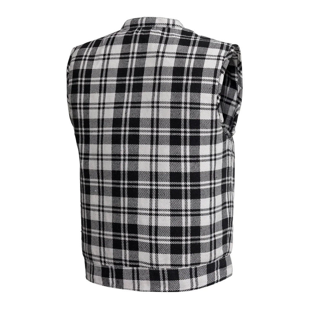 Sharp Shooter Moto Men's Canvas Vest - Recycled