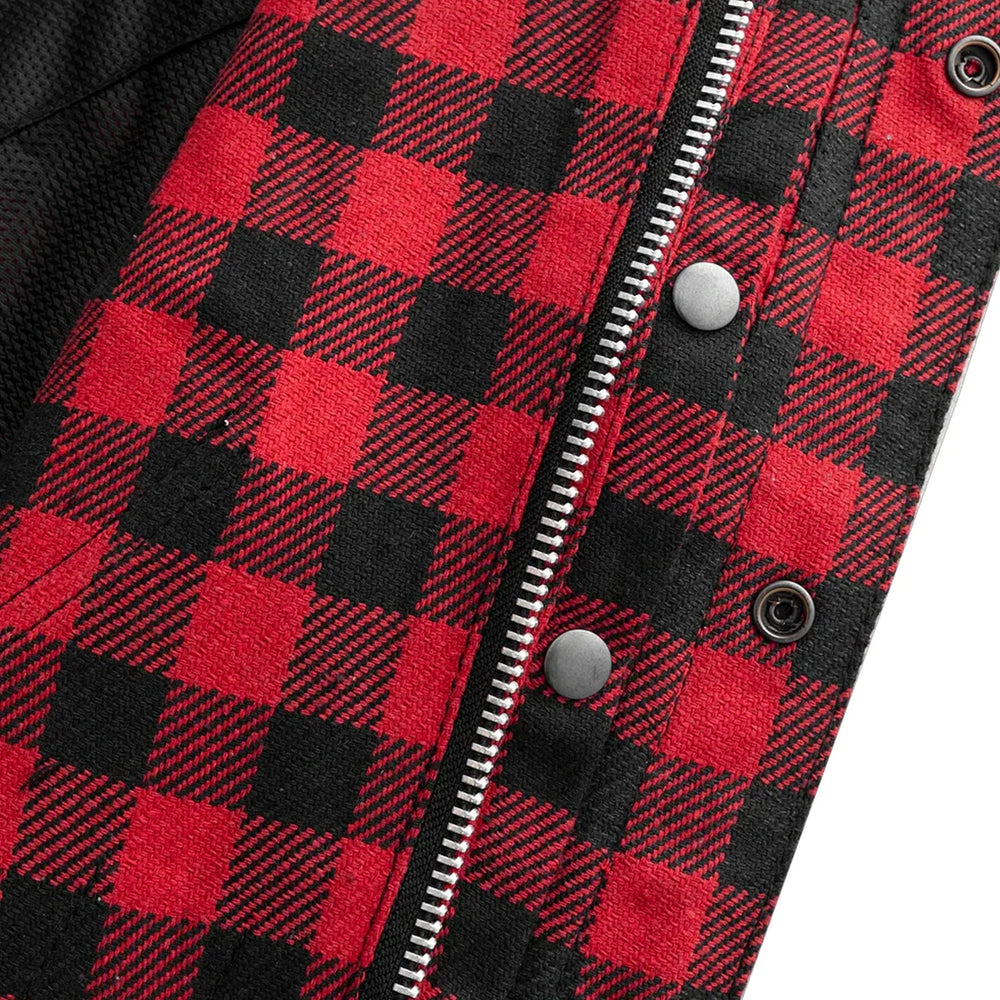 Sharp Shooter Moto Men's Canvas Vest - Recycled
