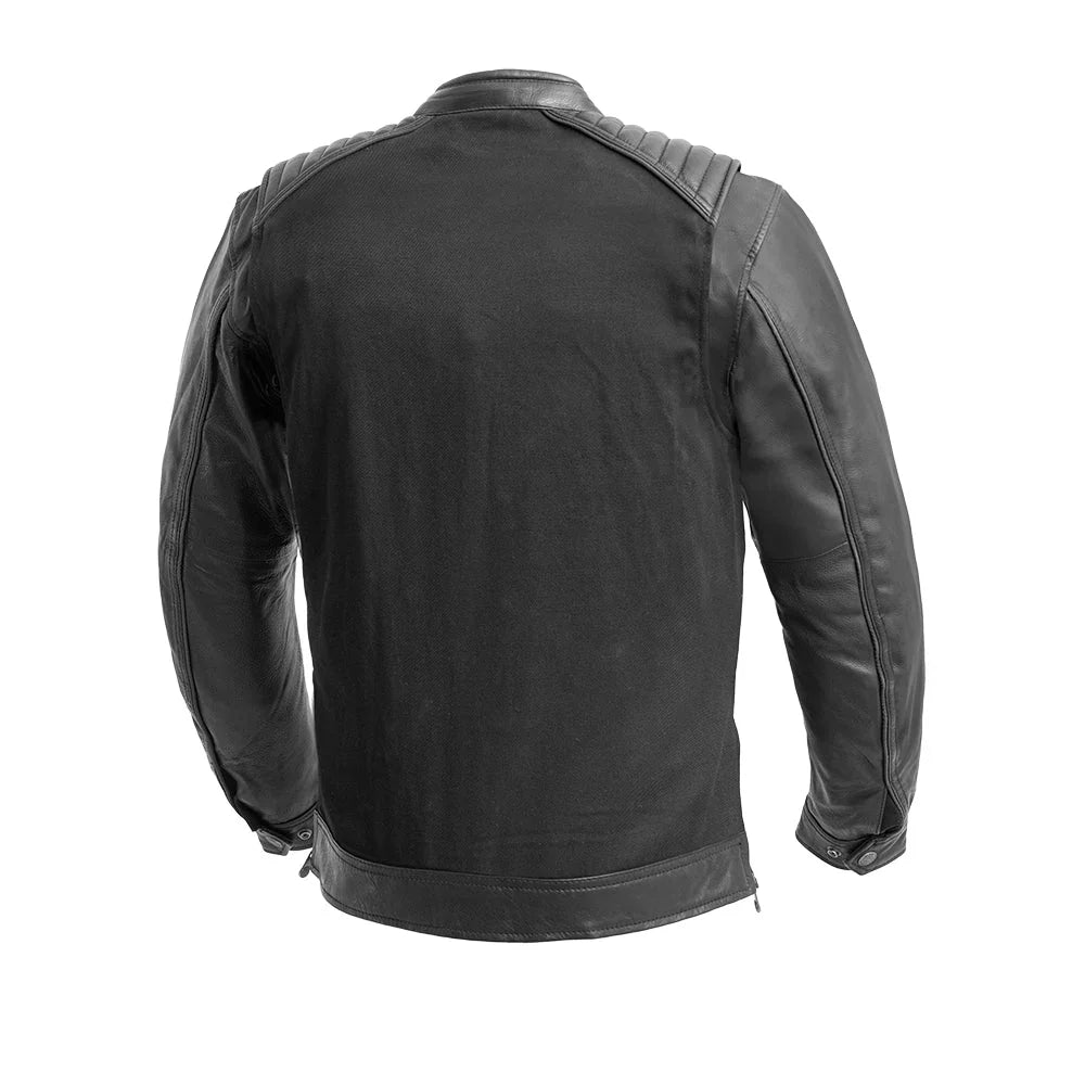 The Fifth Avenue Classic Men's Leather Motorcycle Jacket