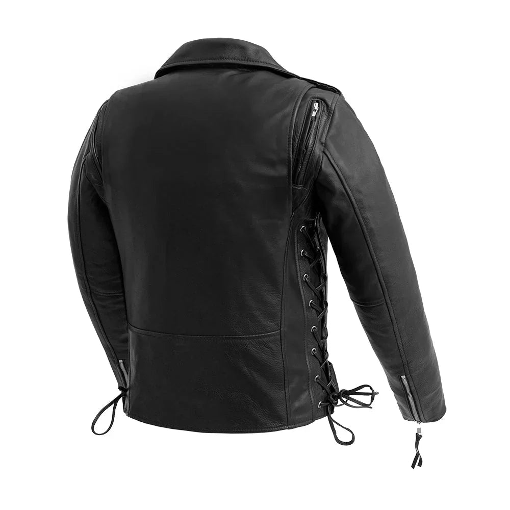 Rebel Queen Women's Motorcycle Leather Jacket