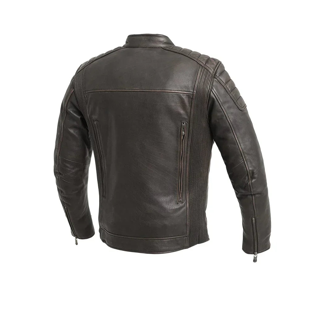 Liberty Luxe Men's Leather Motorcycle Jacket