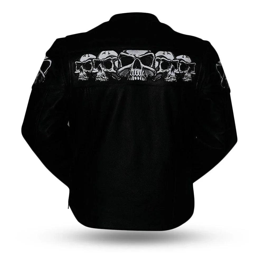 The New Yorker Legacy Men's Leather Motorcycle Jacket