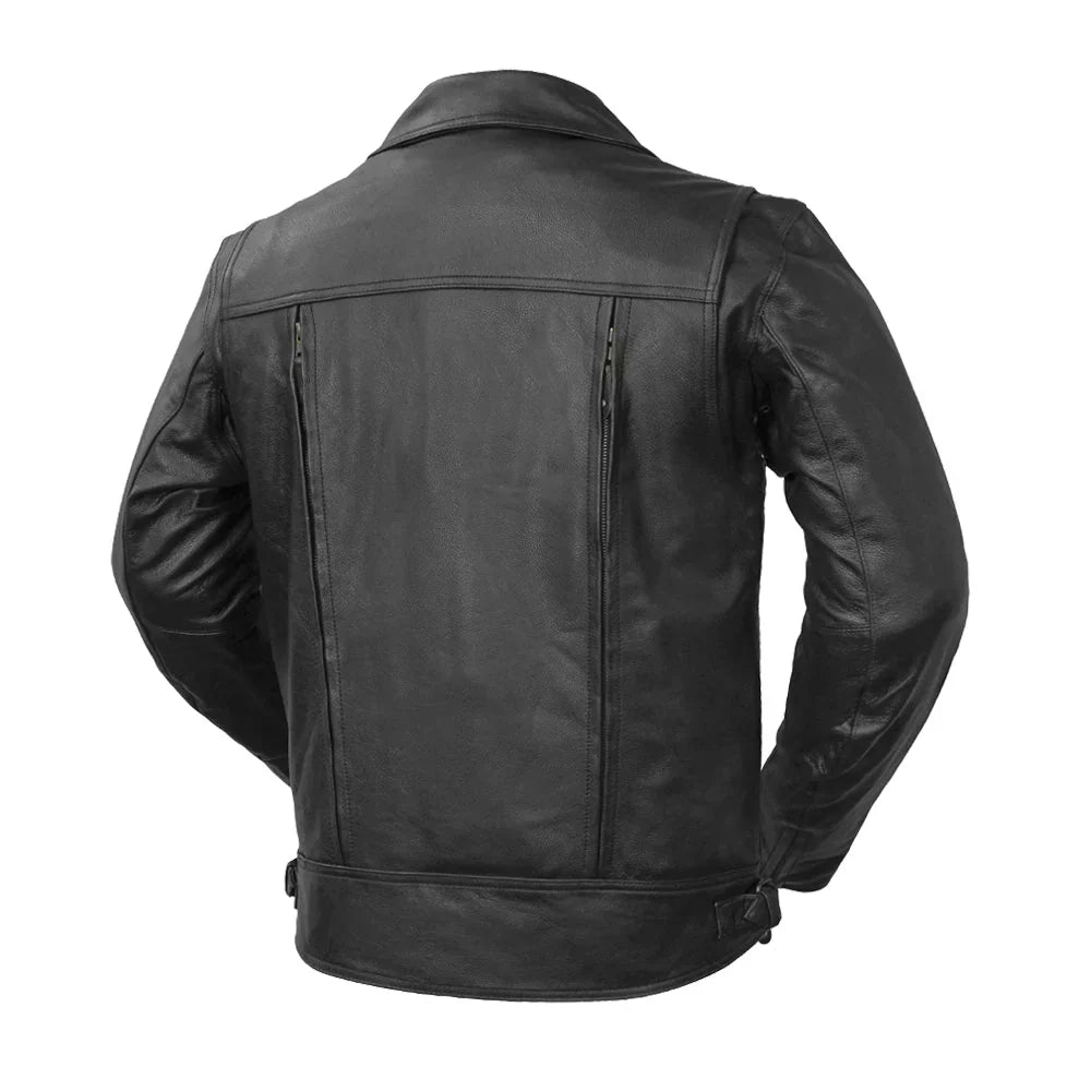 Empire Rider Men's Leather Motorcycle Jacket