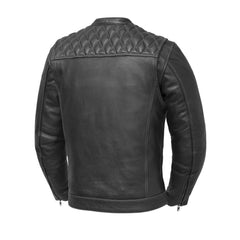SoHo Shadow Men's Leather Motorcycle Jacket