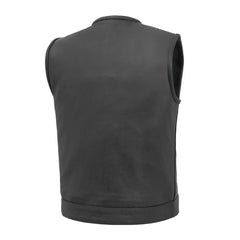 Manhattan Noir Men's Motorcycle Leather Vest
