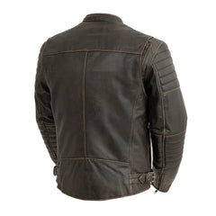 Broadway Icon Men's Leather Motorcycle Jacket