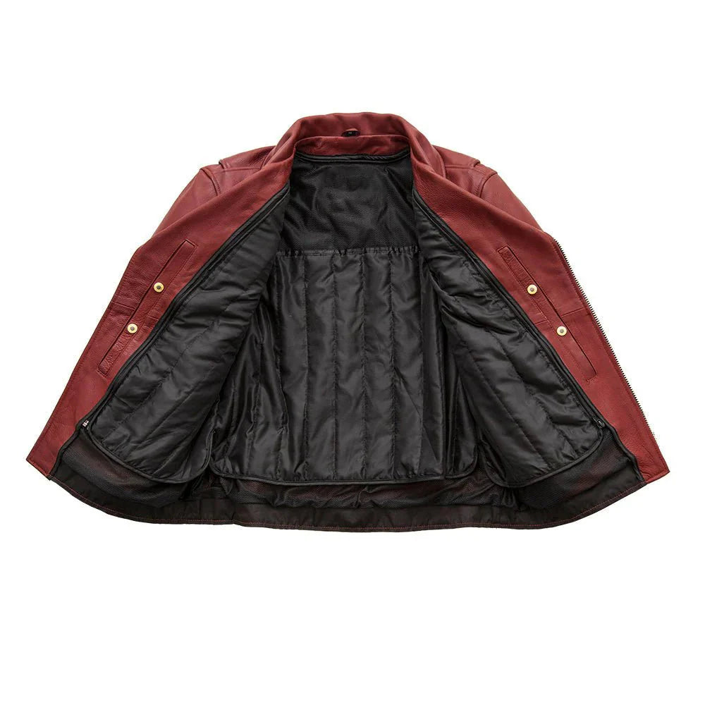 Manhattan Noir Men's Leather Motorcycle Jacket