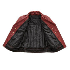 Manhattan Noir Men's Leather Motorcycle Jacket