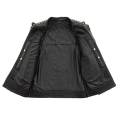 The Fifth Avenue Classic Men's Leather Motorcycle Jacket