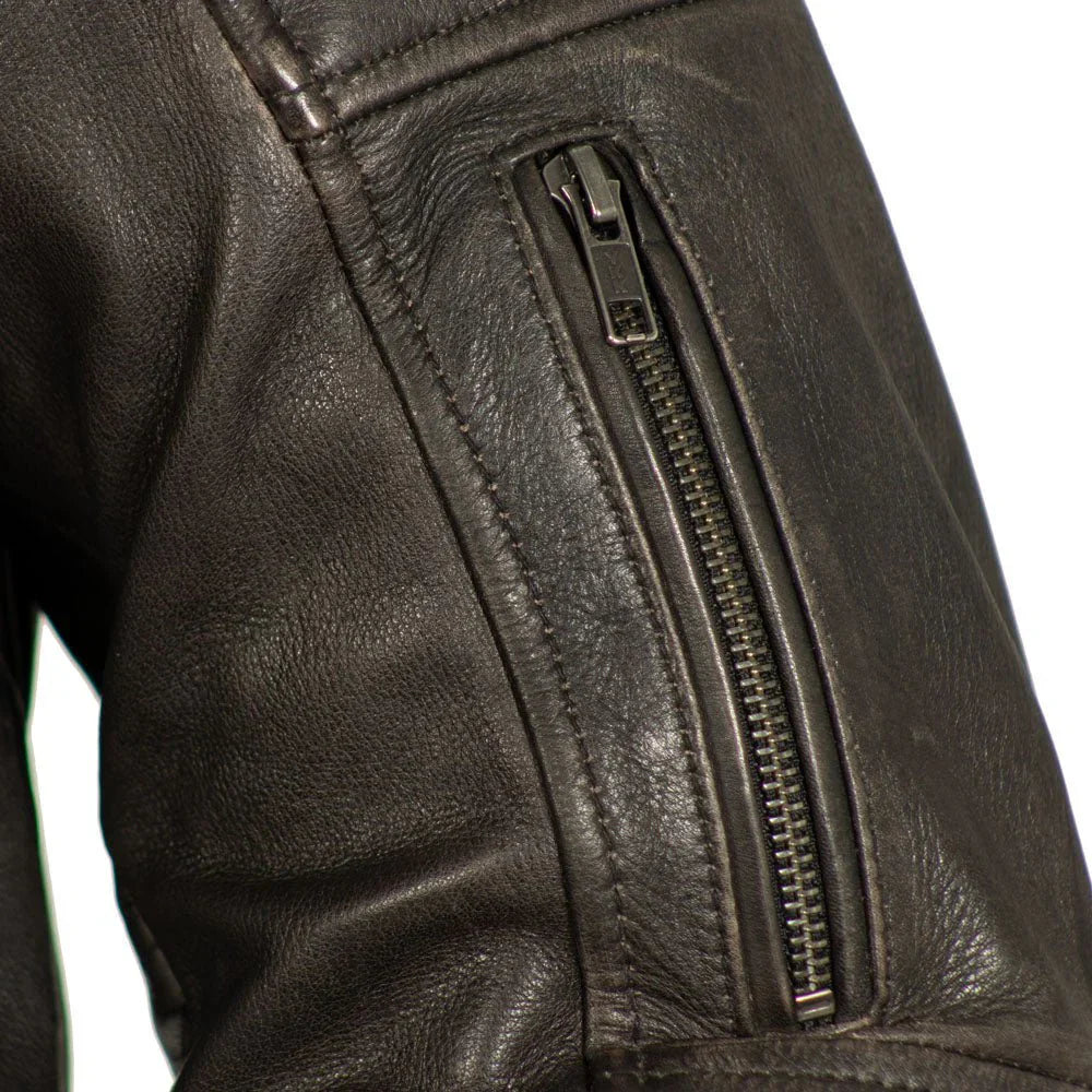 Broadway Icon Men's Leather Motorcycle Jacket