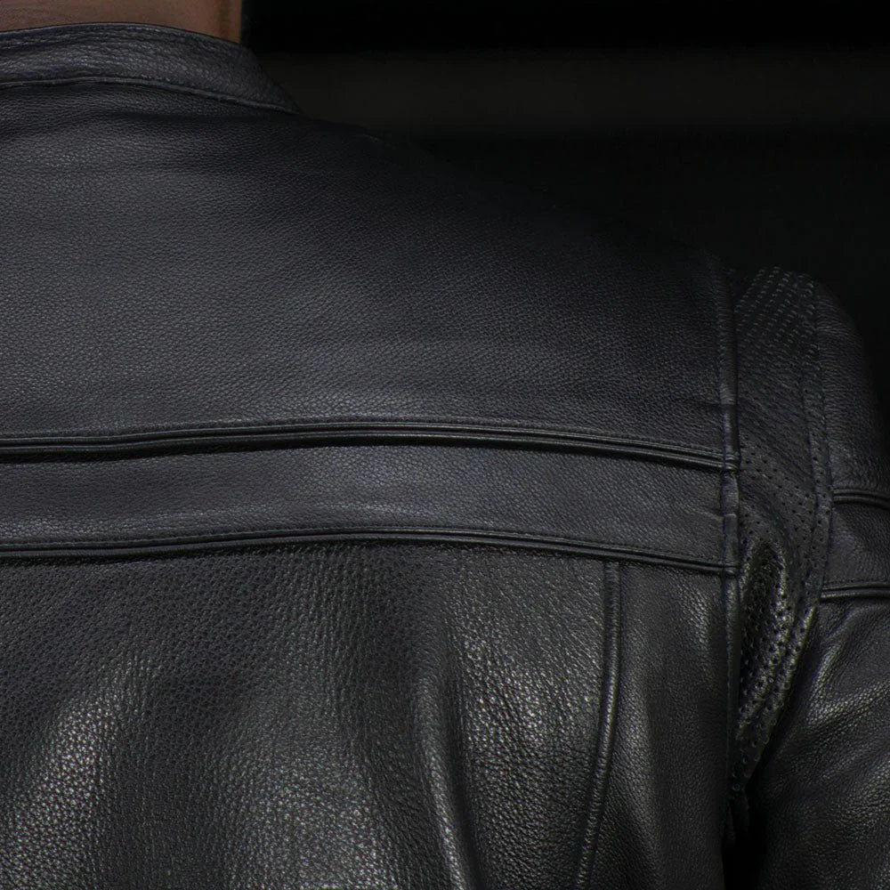 Urban Maverick Men's Leather Motorcycle Jacket