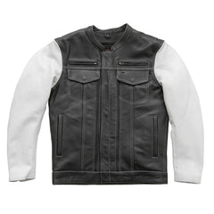Statue Stride Men's Leather Motorcycle Jacket