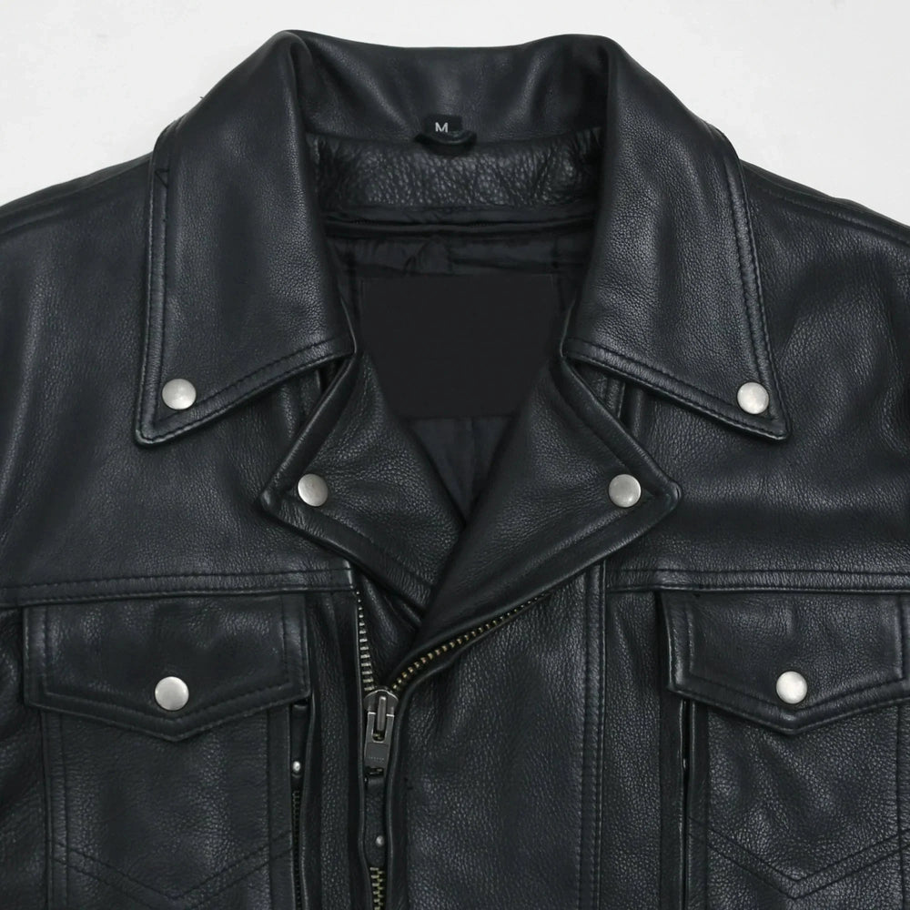 Empire Rider Men's Leather Motorcycle Jacket