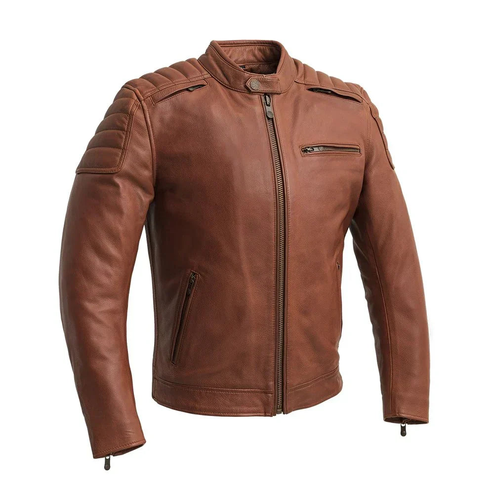Liberty Luxe Men's Leather Motorcycle Jacket