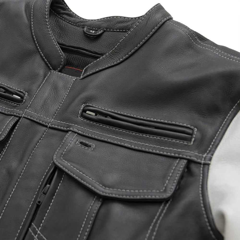 Statue Stride Men's Leather Motorcycle Jacket