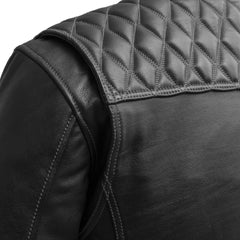 SoHo Shadow Men's Leather Motorcycle Jacket