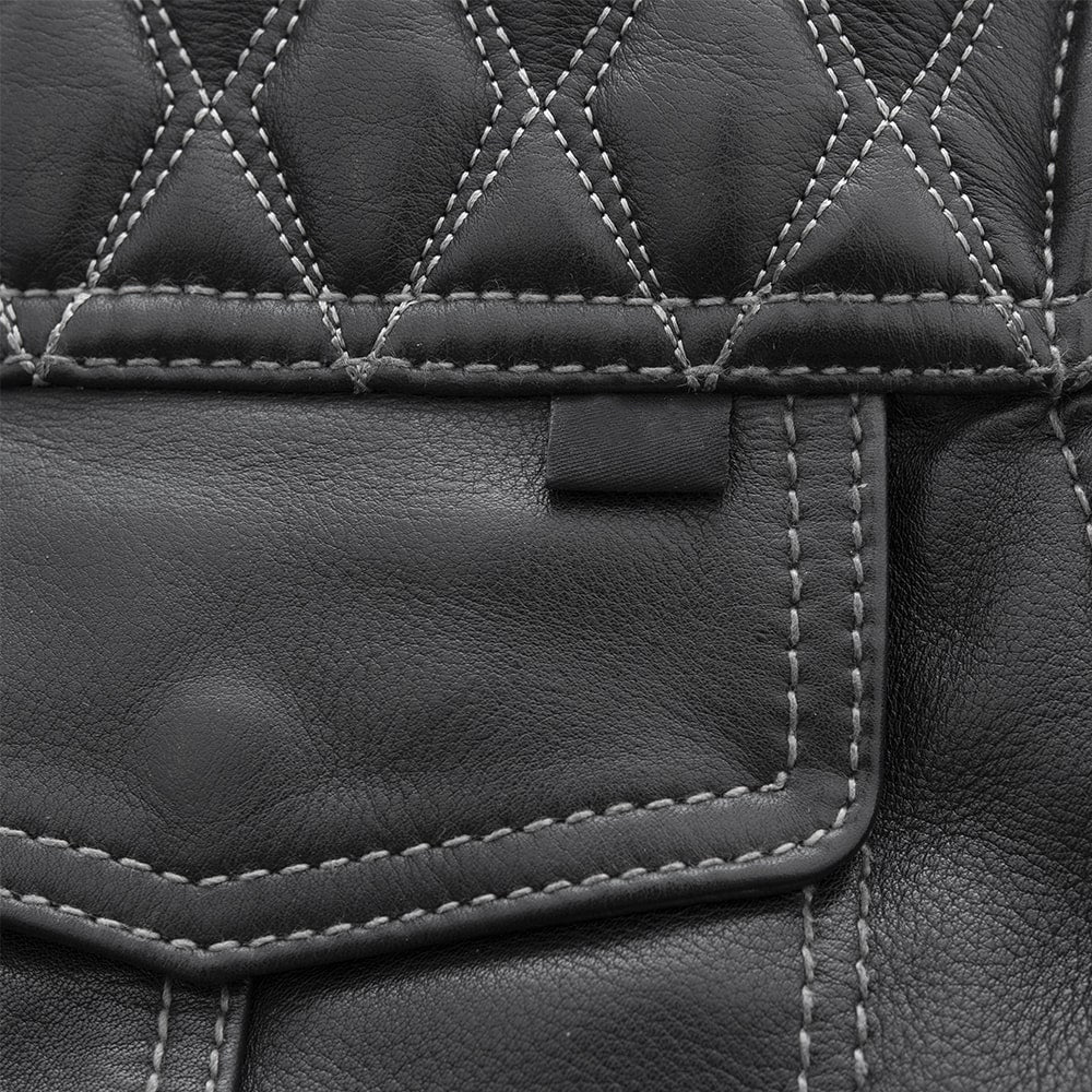 SoHo Shadow Men's Leather Motorcycle Jacket