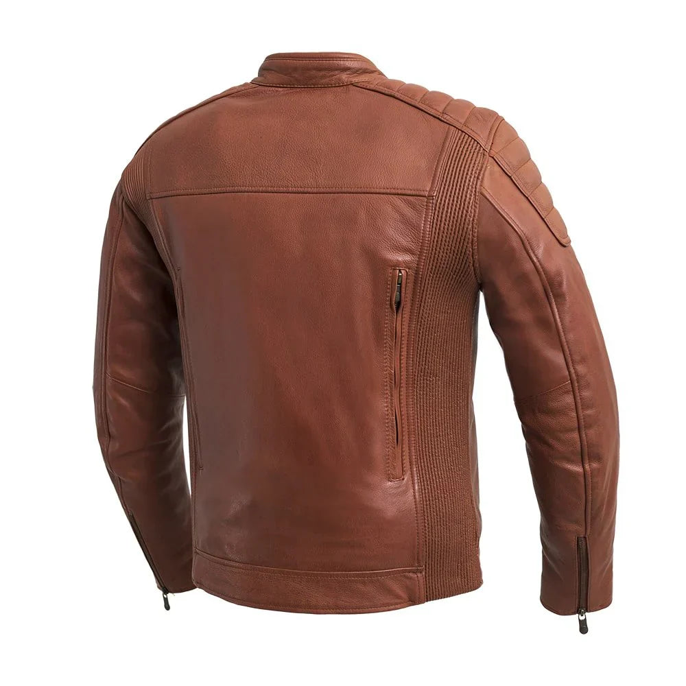 Liberty Luxe Men's Leather Motorcycle Jacket
