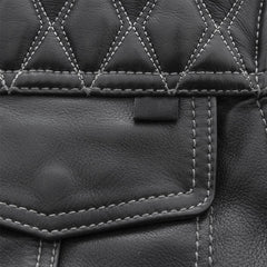 SoHo Shadow Men's Leather Motorcycle Jacket