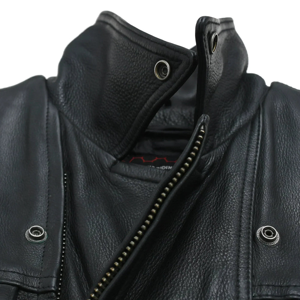 Empire Rider Men's Leather Motorcycle Jacket