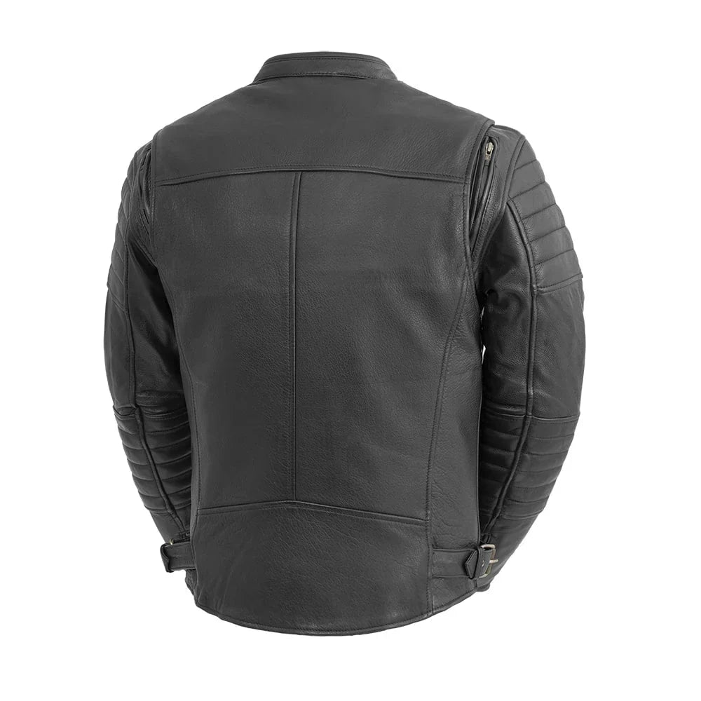 Broadway Icon Men's Leather Motorcycle Jacket