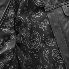 SoHo Shadow Men's Leather Motorcycle Jacket