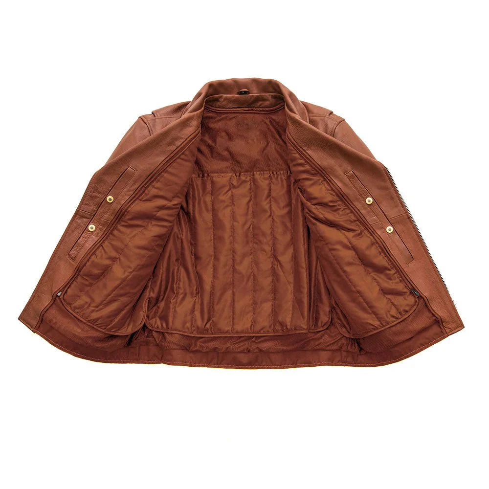 Manhattan Noir Men's Leather Motorcycle Jacket