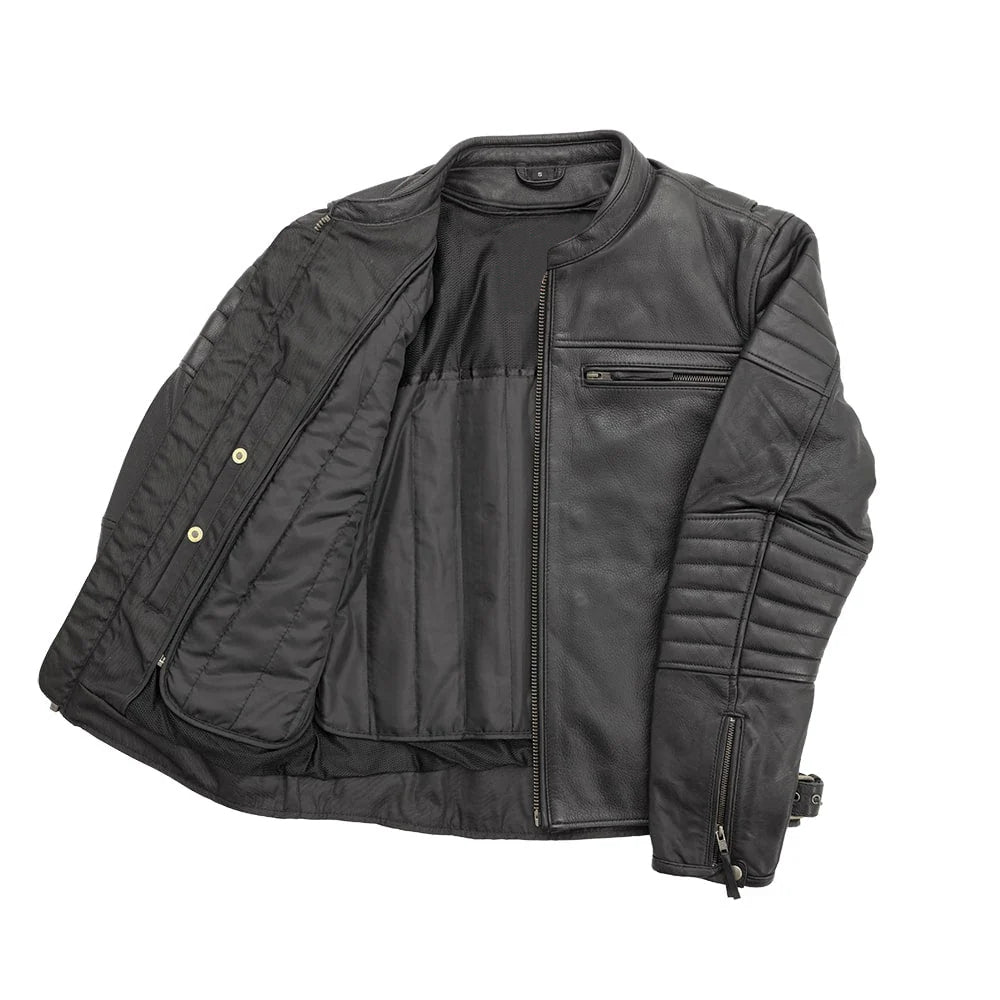 Broadway Icon Men's Leather Motorcycle Jacket