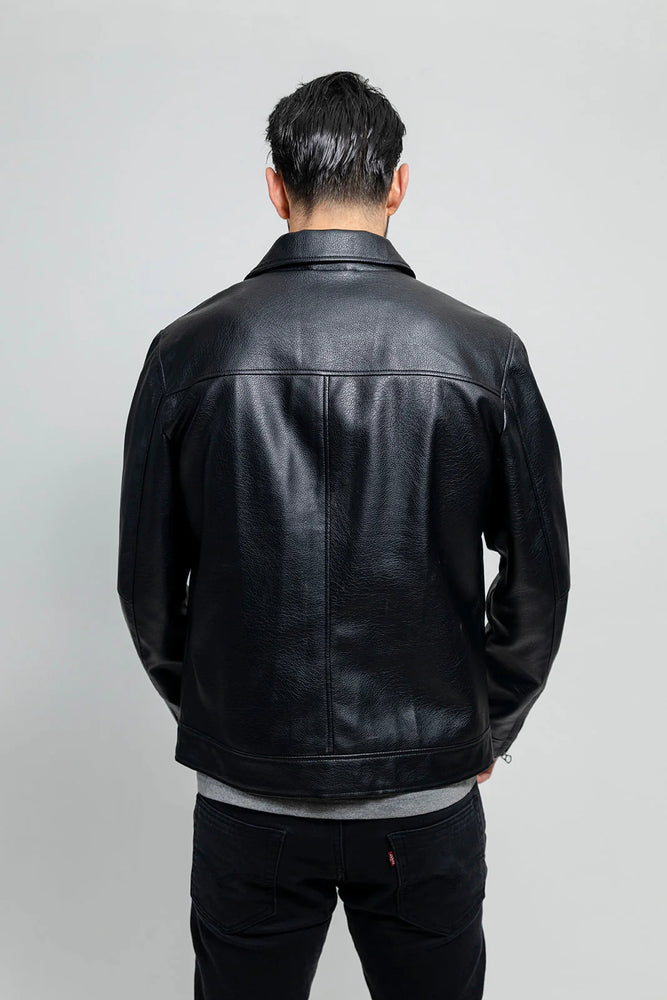 MonoEdge Men's Vegan Faux Leather Jacket