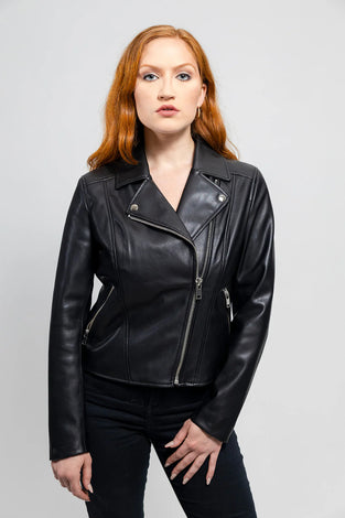 GreenGlam Women's Vegan Faux Leather Jacket