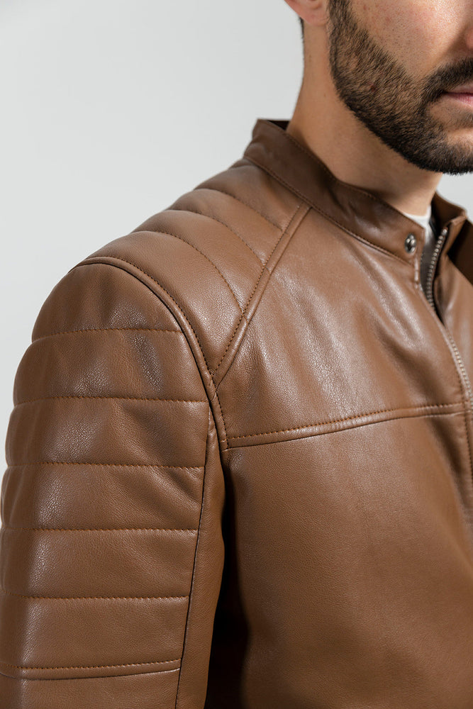 MOD Men's Vegan Faux Leather Jacket