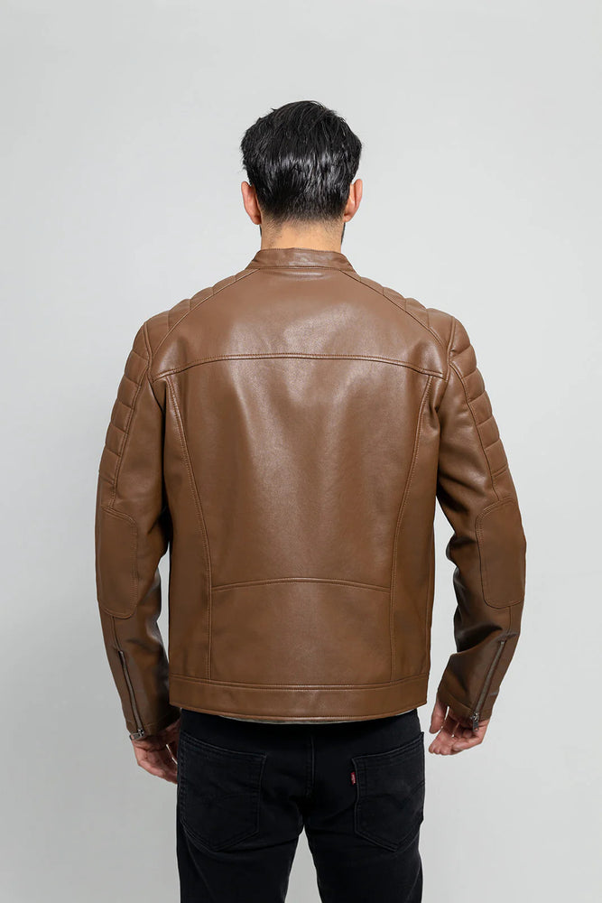 MOD Men's Vegan Faux Leather Jacket