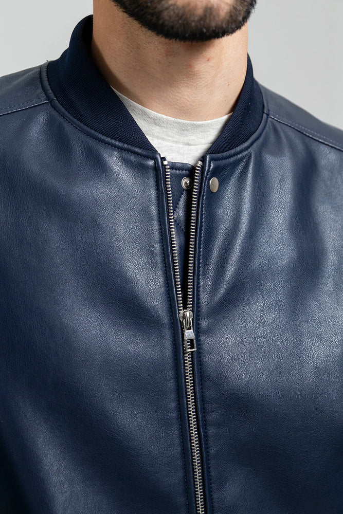 Echo Vegan Men's Vegan Faux Leather Jacket