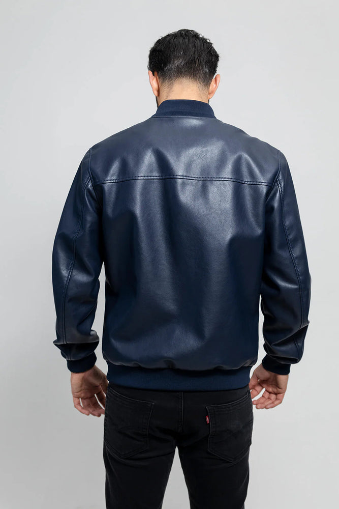 Echo Vegan Men's Vegan Faux Leather Jacket