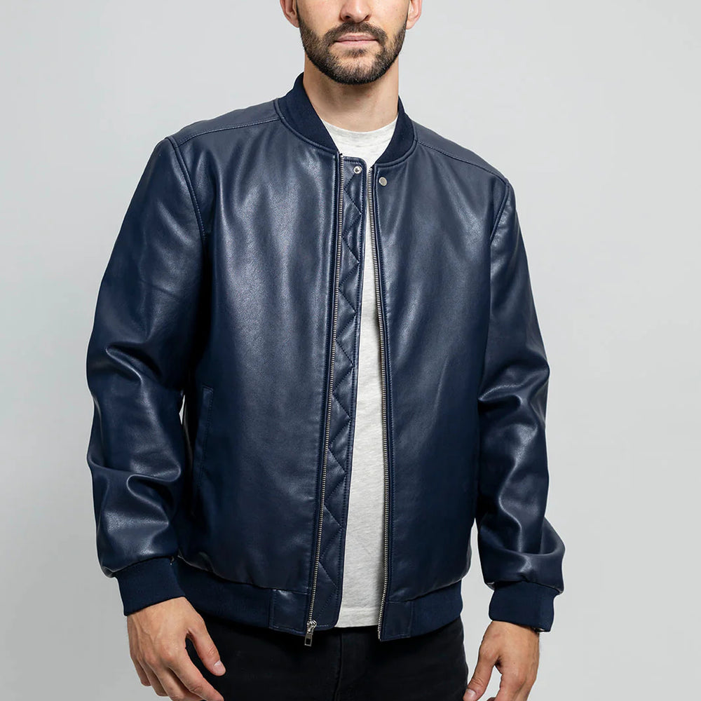 Echo Vegan Men's Vegan Faux Leather Jacket