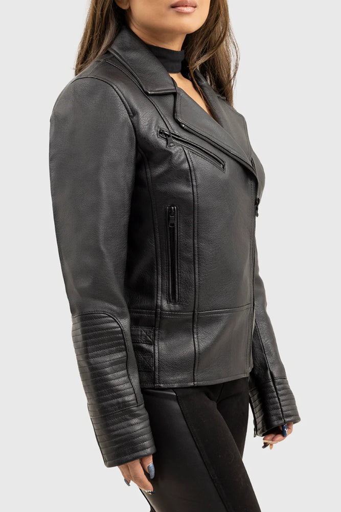 NatureMode Women's Vegan Faux Leather Jacket