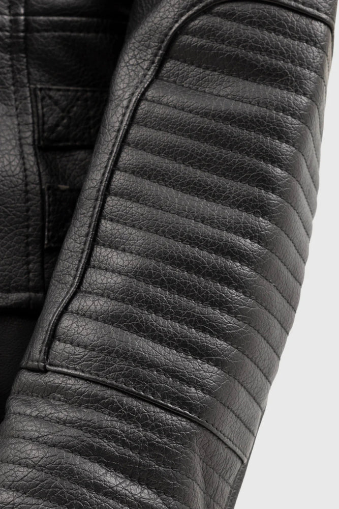 NatureMode Women's Vegan Faux Leather Jacket