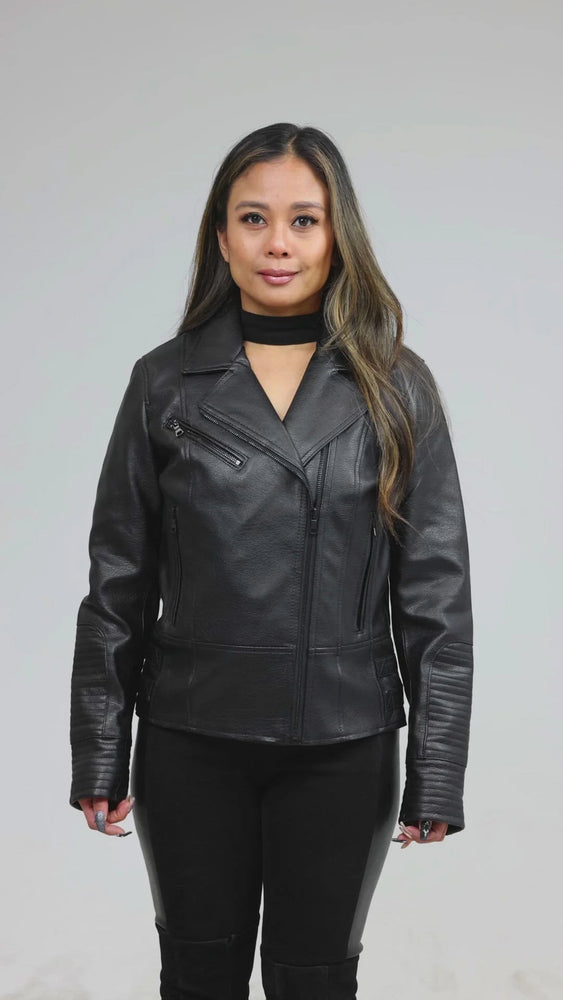 NatureMode Women's Vegan Faux Leather Jacket