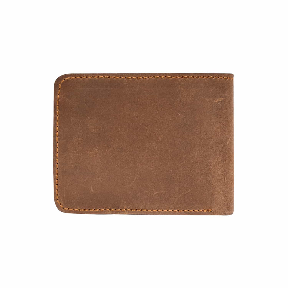 Bifold Wallet - Vegetable Tanned Leather Cognac