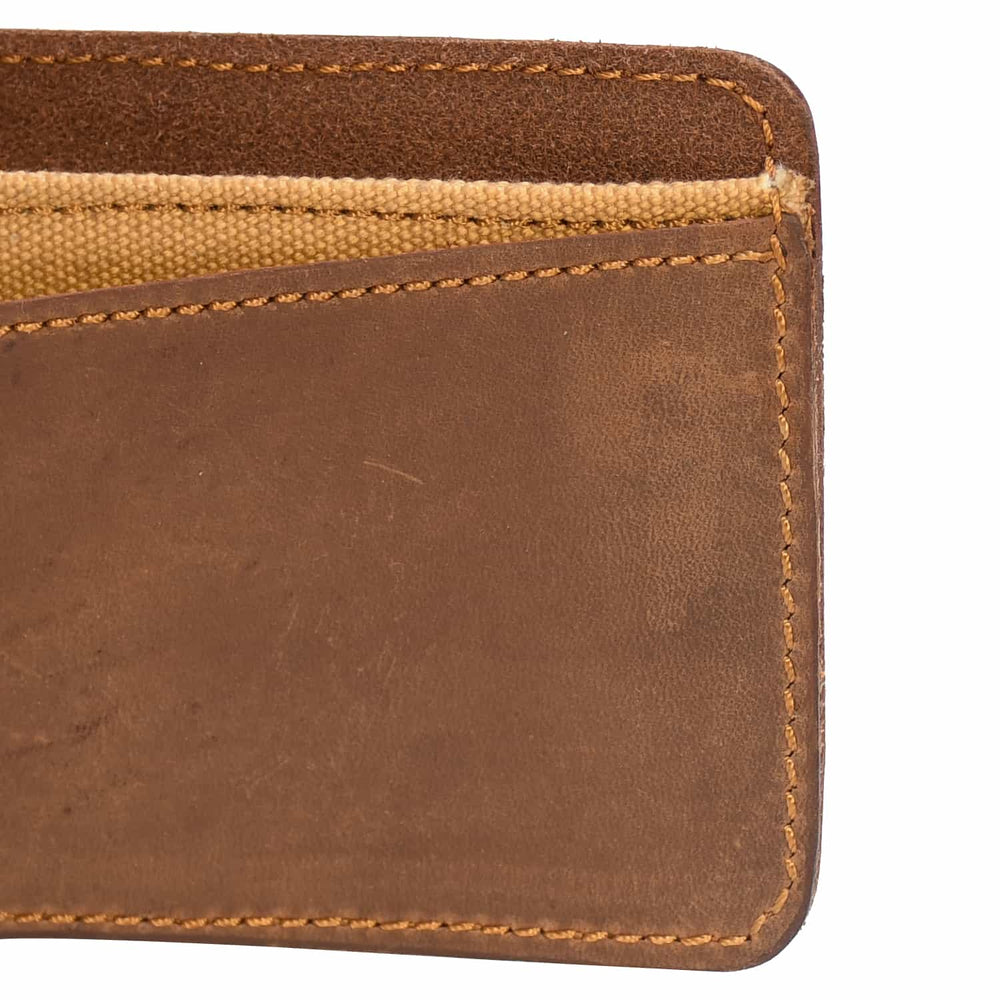 Bifold Wallet - Vegetable Tanned Leather Cognac
