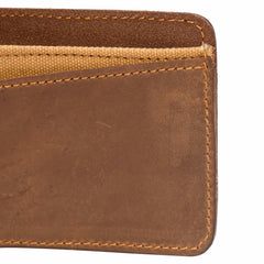 Bifold Wallet - Vegetable Tanned Leather Cognac