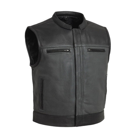 Gotham Hide Perforated Men's Leather Vest