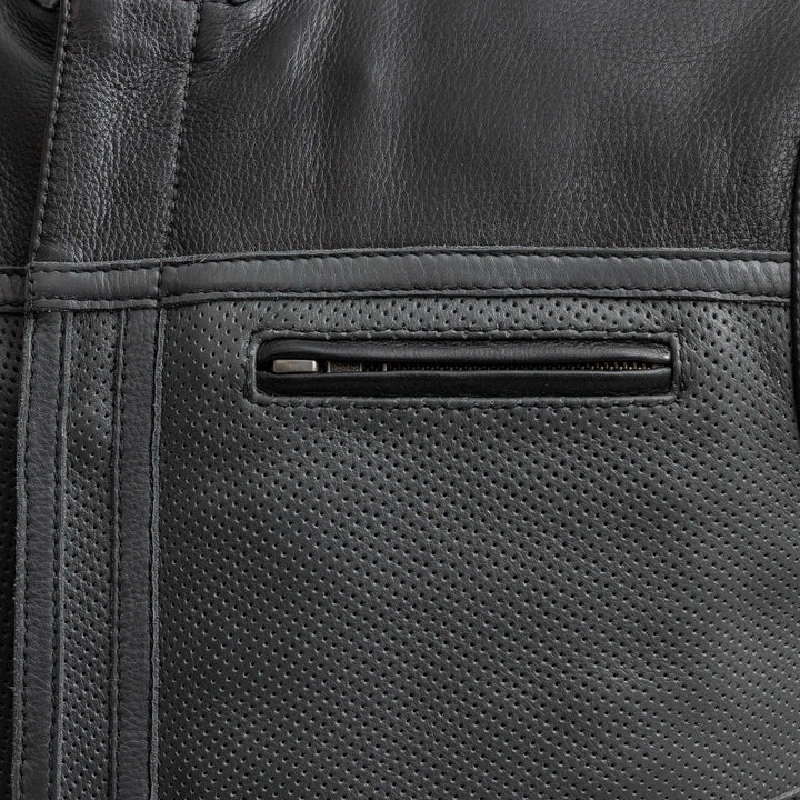 Gotham Hide Perforated Men's Leather Vest