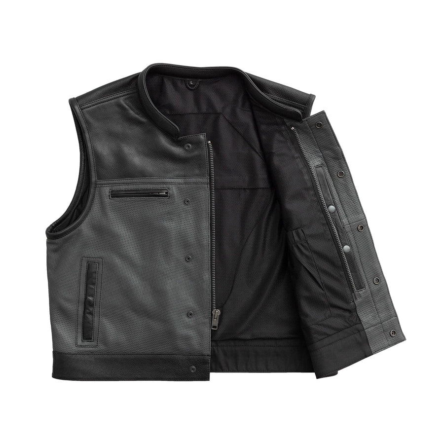 Gotham Hide Perforated Men's Leather Vest