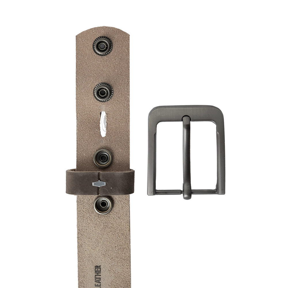 Dark Brown Nubuck Belt