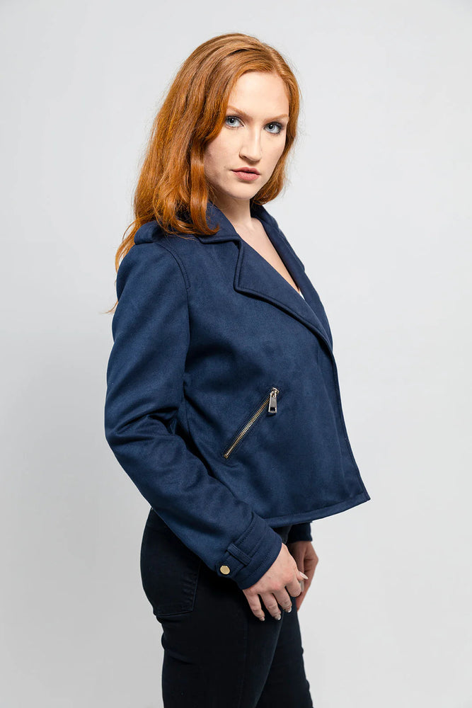 EcoMuse Women's Vegan Faux Leather Jacket