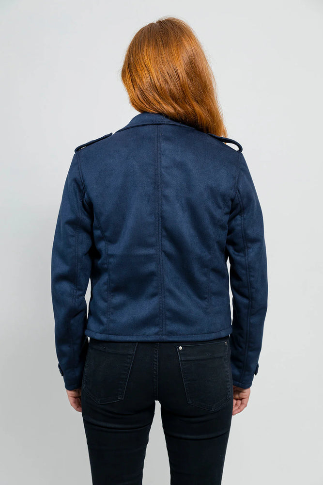 EcoMuse Women's Vegan Faux Leather Jacket