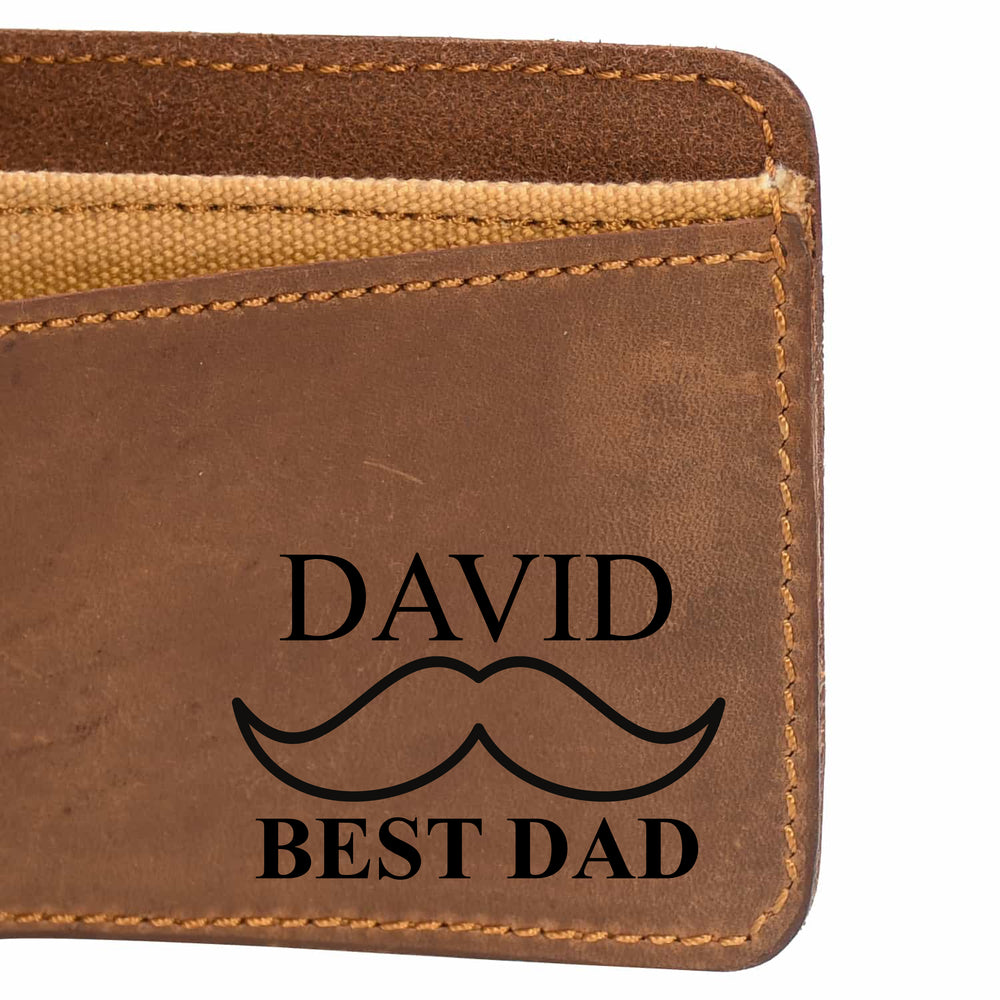 Bifold Wallet - Vegetable Tanned Leather Cognac