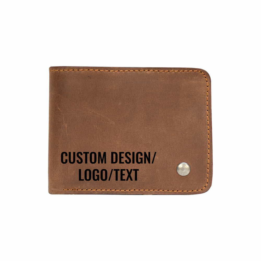 Bifold Wallet - Vegetable Tanned Leather Cognac