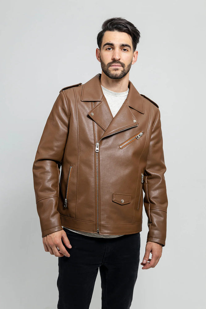 Axis Vegan Faux Leather Jacket